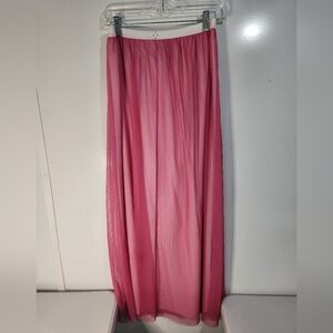 Fun Pink Maxi Skirt, Size Medium